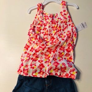 Cute Top and Jean Shorts